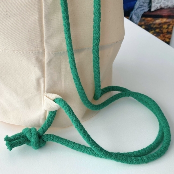 Workoplecak, sznurek zielony