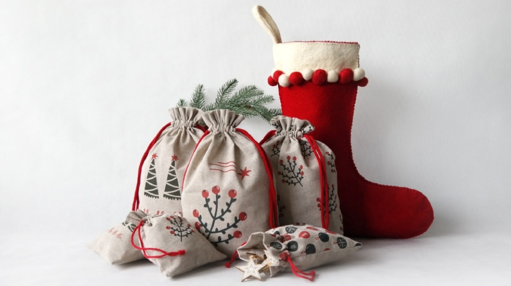 Świąteczne EKO woreczki z twoim logo