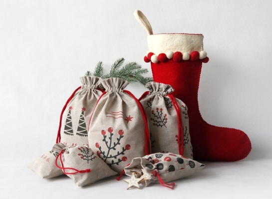 Świąteczne EKO woreczki z twoim logo