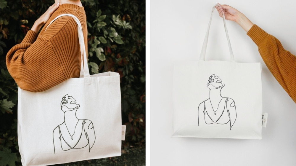 Trzymaj rękę na biuście