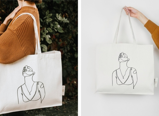 Trzymaj rękę na biuście