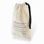 Woreczek sakiwka, bwełna organiczna 150g, nadruk sitodruk