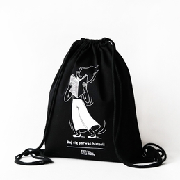 Workoplecak bawełniany z nadrukiem