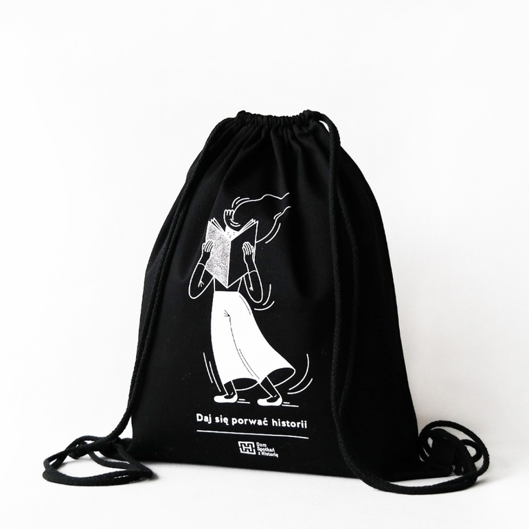 Workoplecak bawełniany z nadrukiem