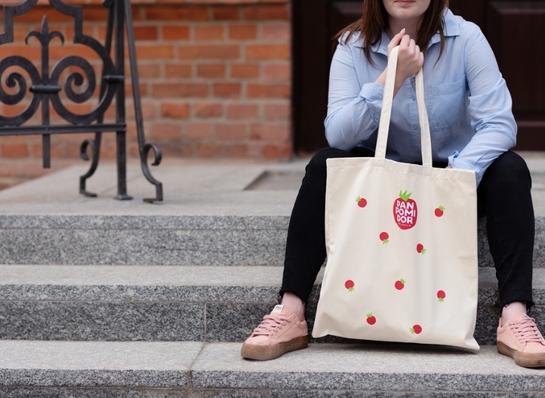 Torba szmaciana jako gadżet reklamowy